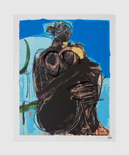 Load image into Gallery viewer, Ferrari Sheppard - Seated in Blue (Limited Edition Print)